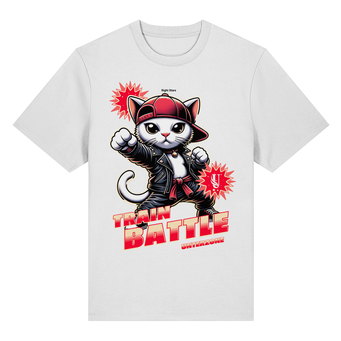 Unterzone Train Cat - Organic Heavy Shirt