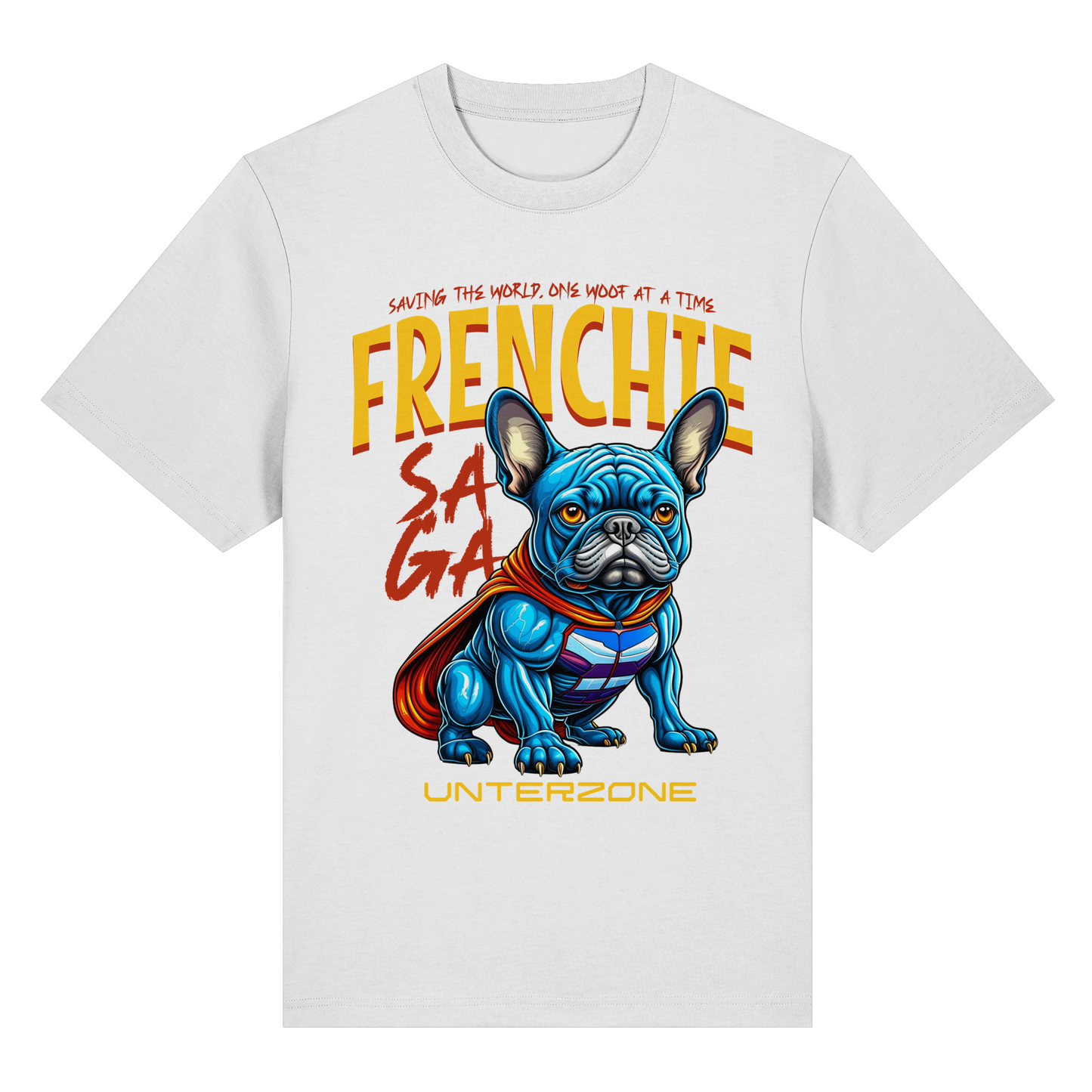 Unterzone Super French Bulldog - Organic Heavy Shirt