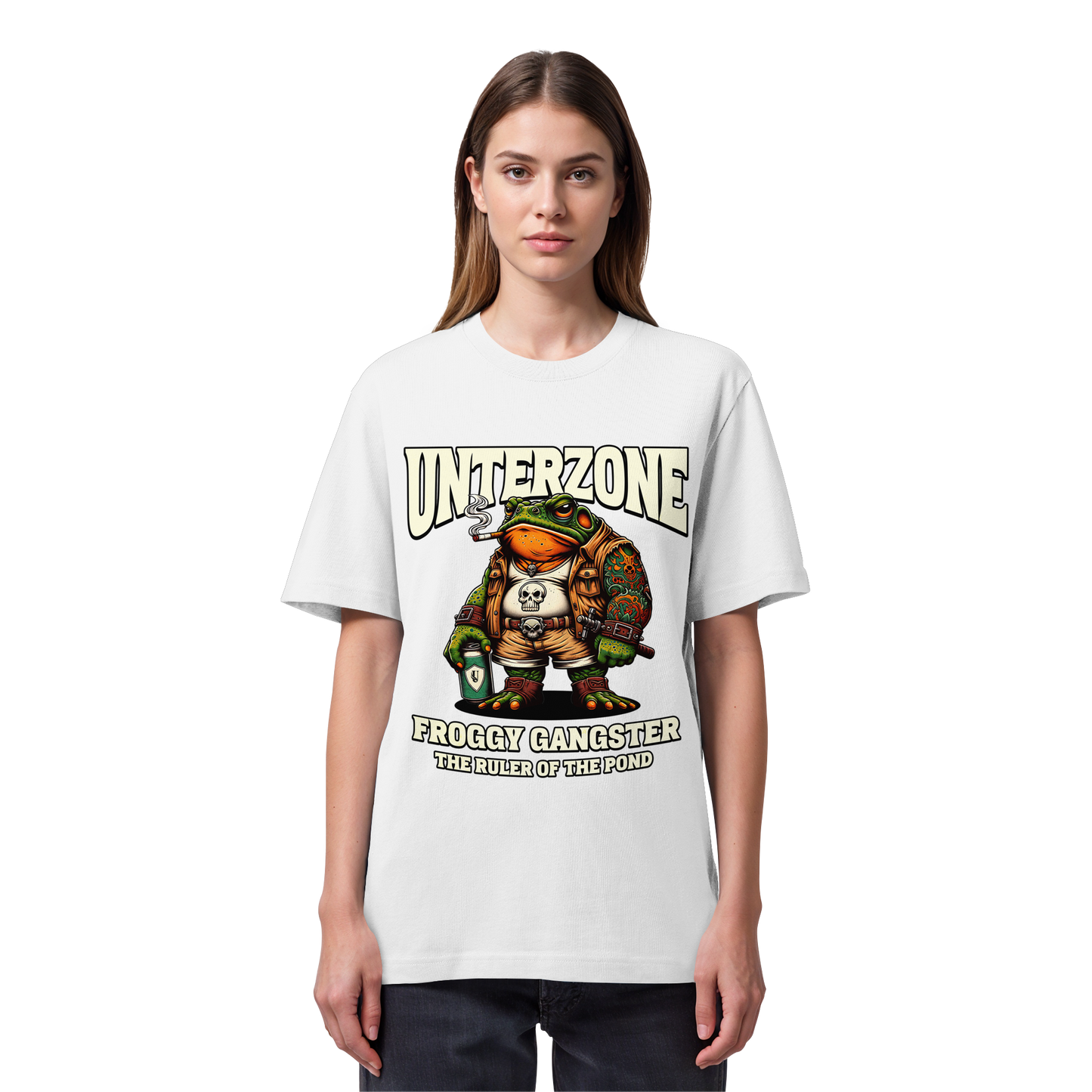 Unterzone Froggy Gangster - Organic Heavy Shirt