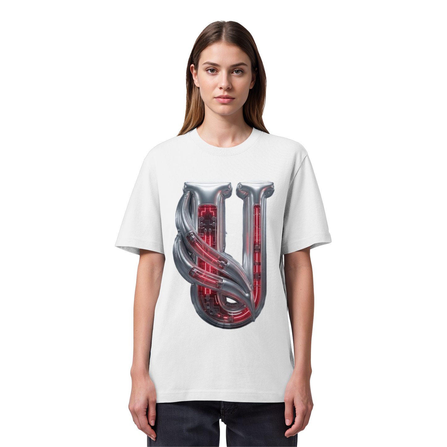 Unterzone Cyborg Logo - Organic Heavy Shirt