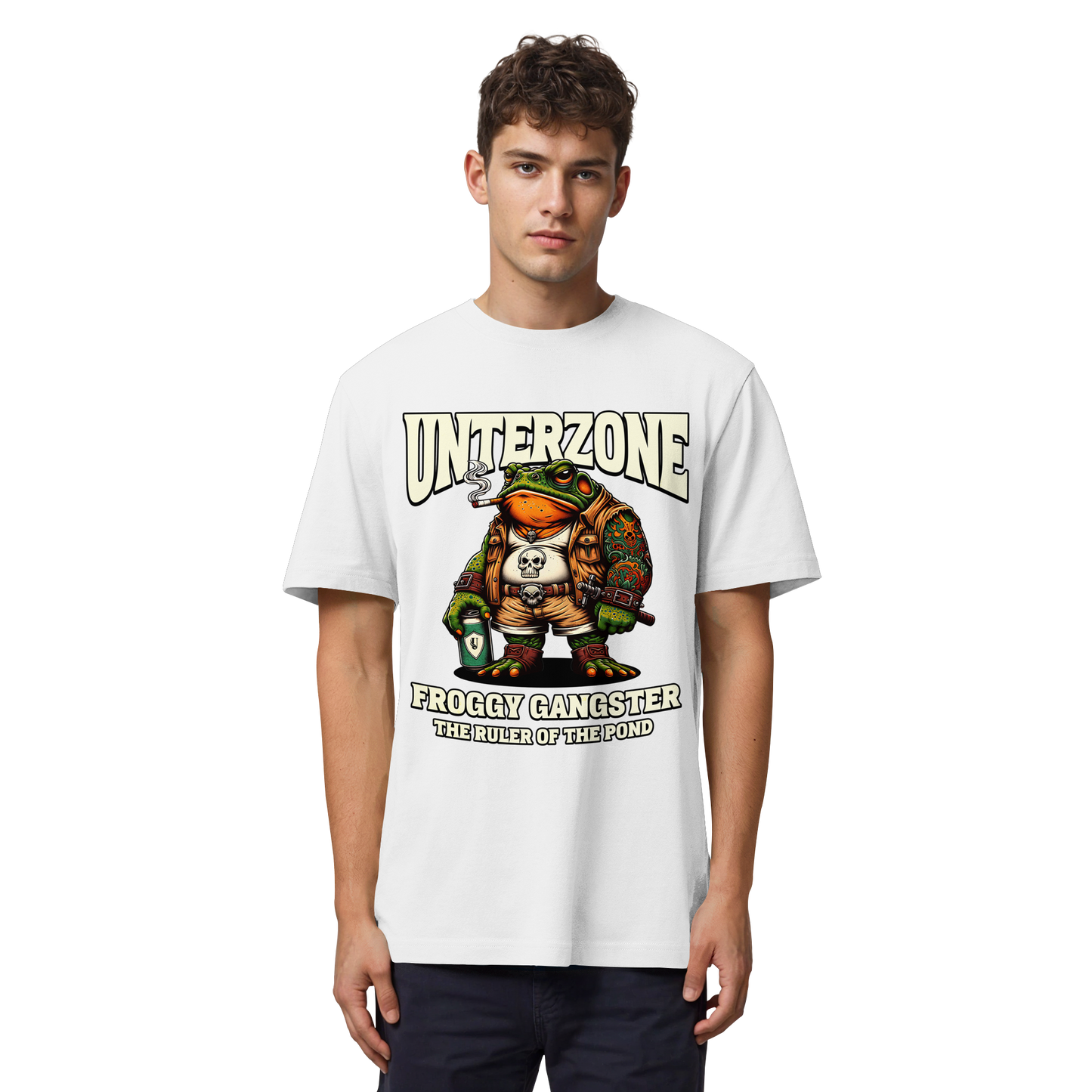 Unterzone Froggy Gangster - Organic Heavy Shirt