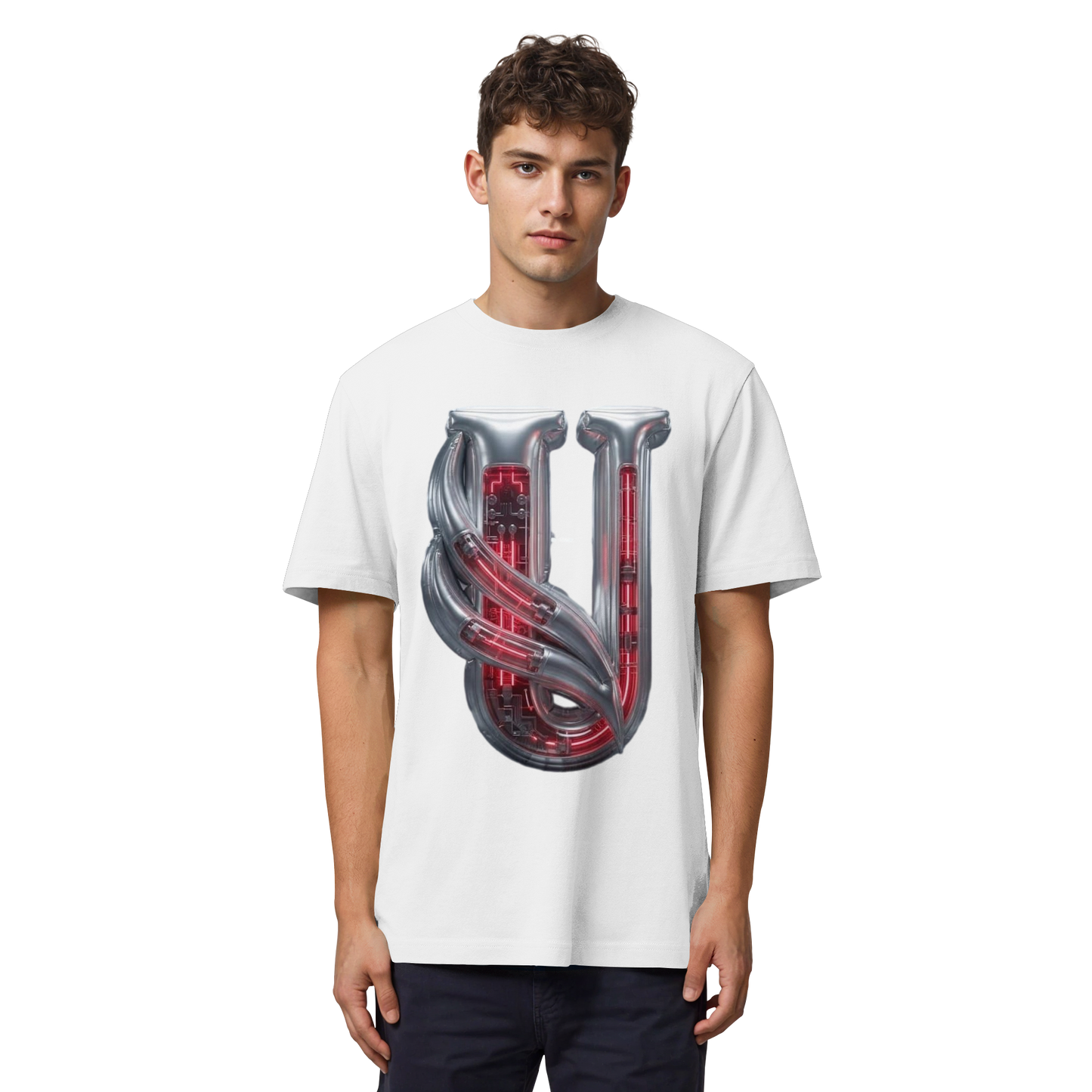 Unterzone Cyborg Logo - Organic Heavy Shirt