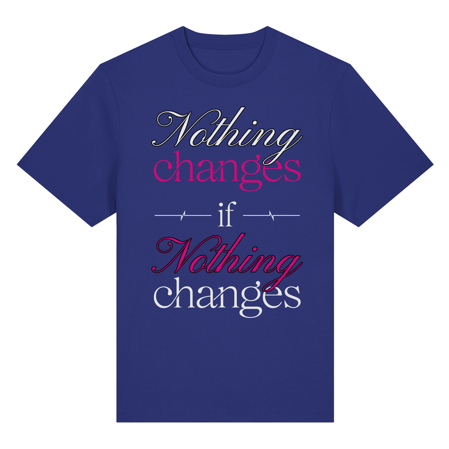 Unterzone Nothing Changes If Nothing Changes  - Organic Heavy Shirt