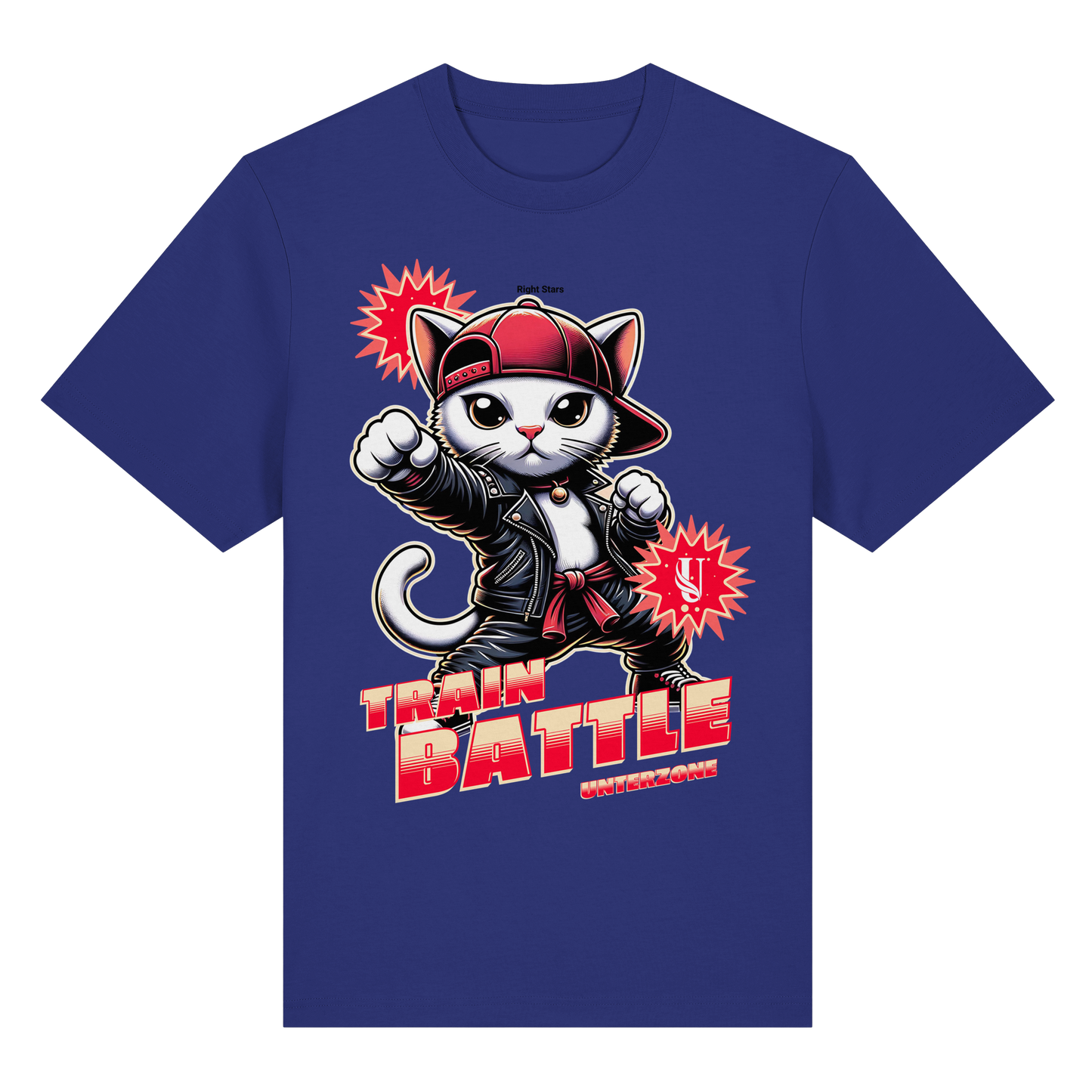Unterzone Train Cat - Organic Heavy Shirt