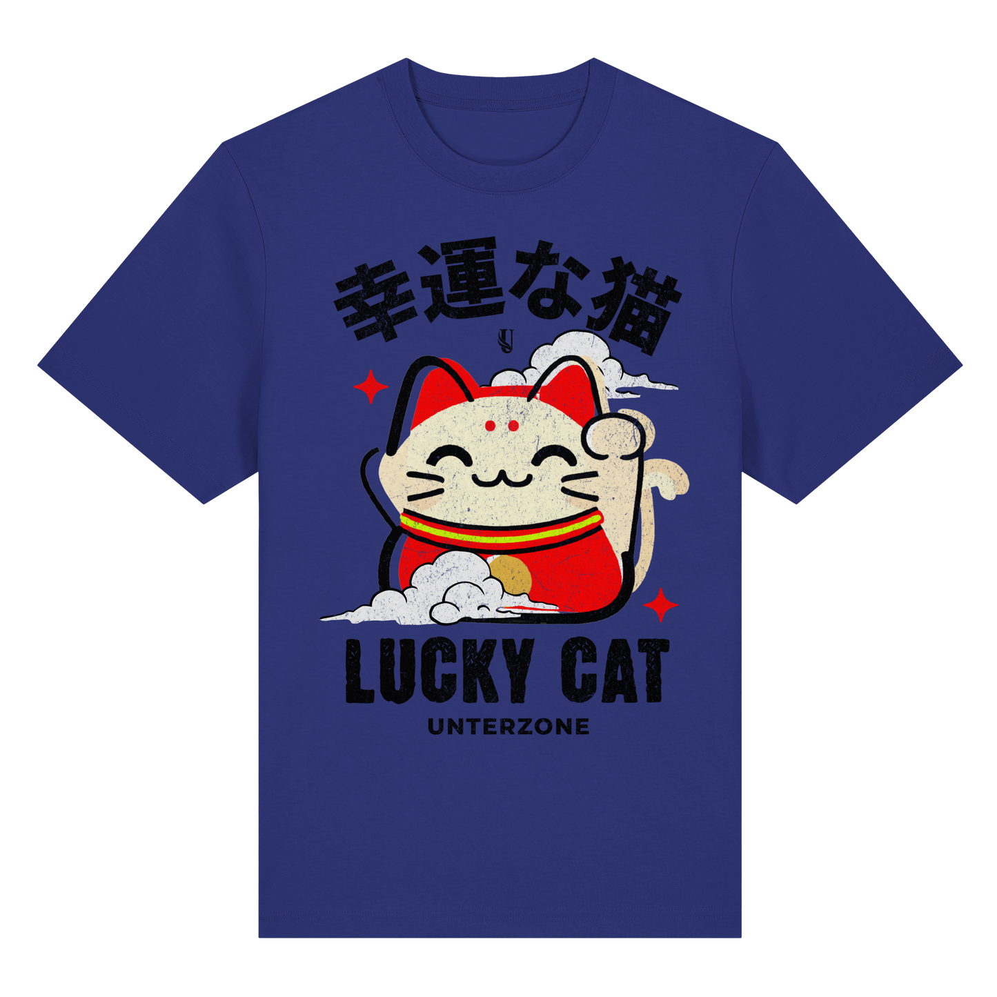 Unterzone Lucky Cat - Organic Heavy Shirt