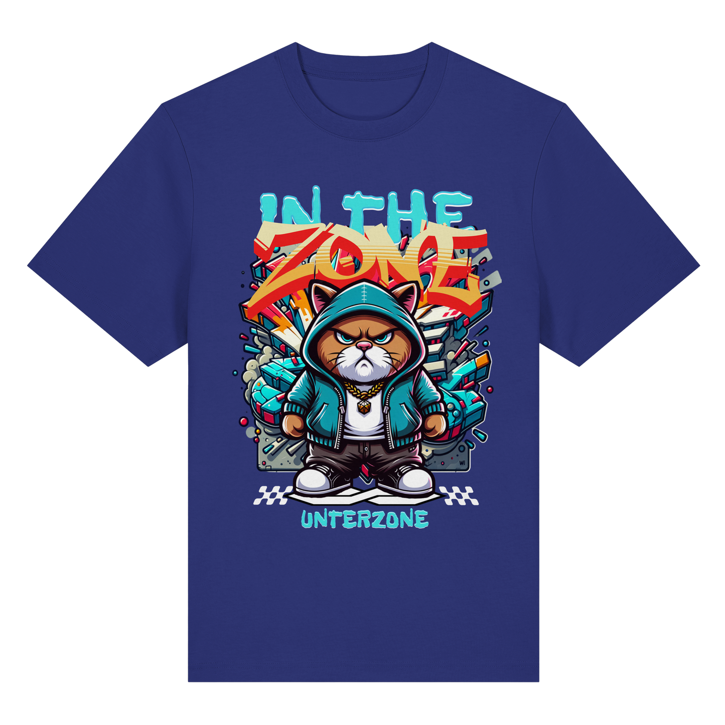 Unterzone Cat In The Zone - Organic Heavy Shirt