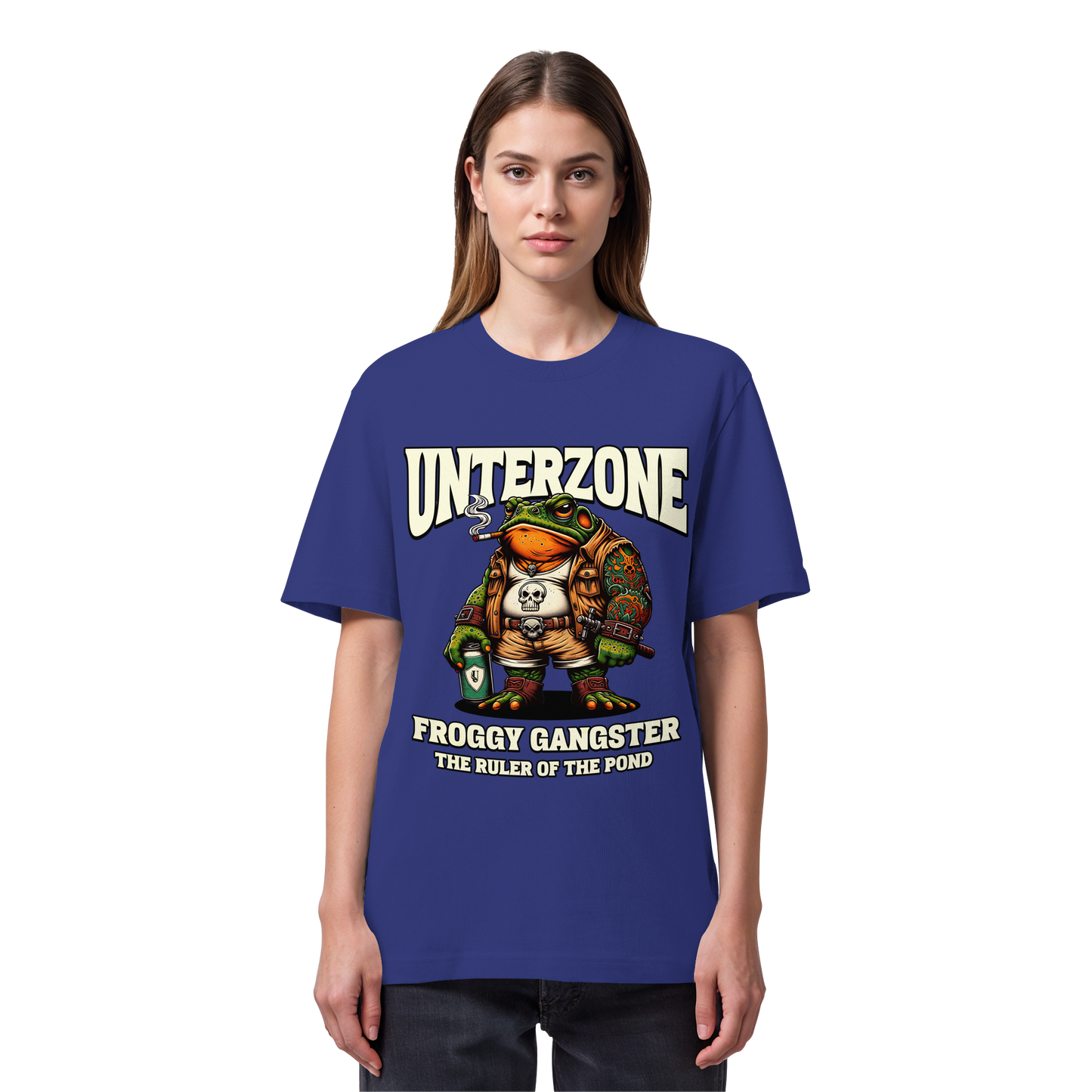 Unterzone Froggy Gangster - Organic Heavy Shirt