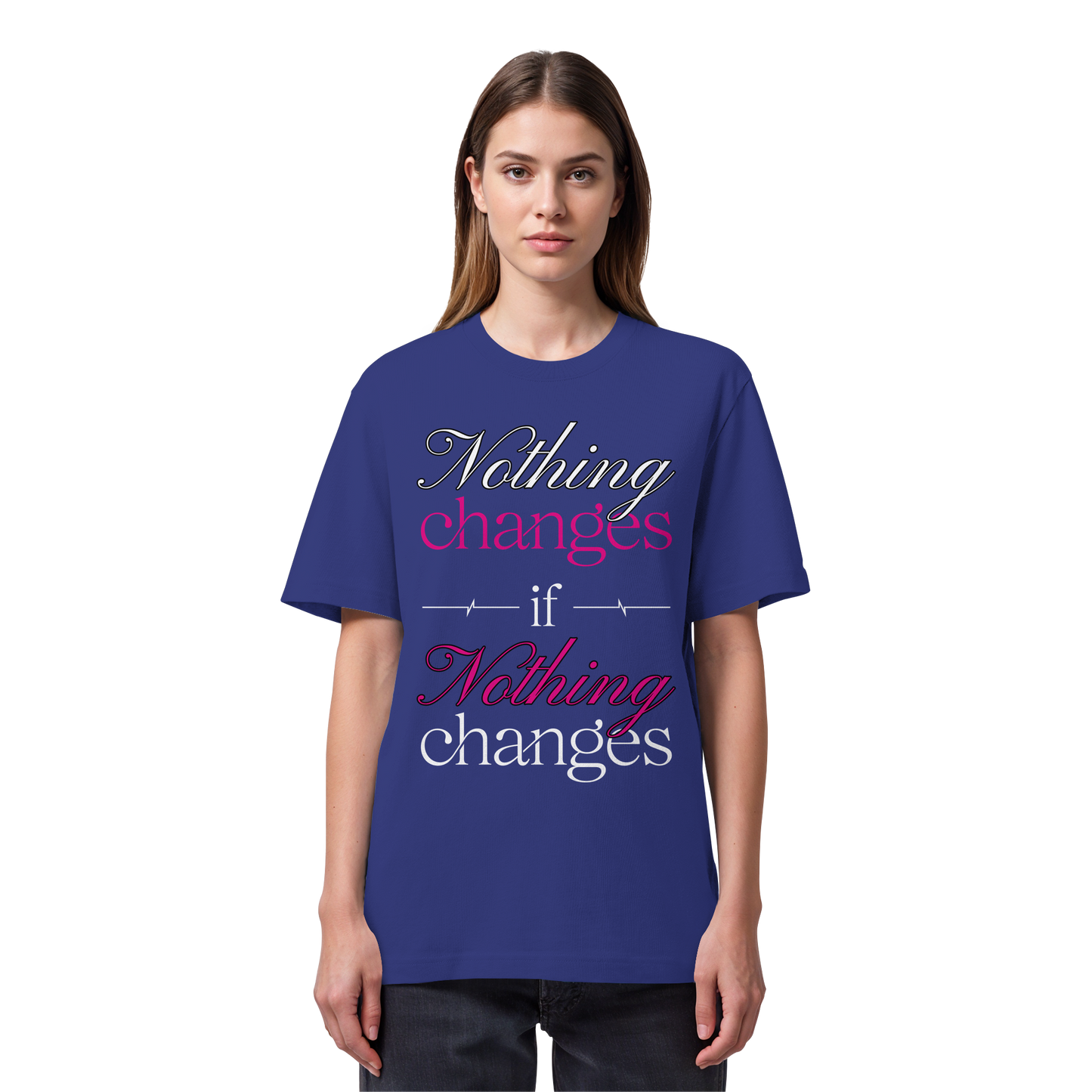 Unterzone Nothing Changes If Nothing Changes  - Organic Heavy Shirt
