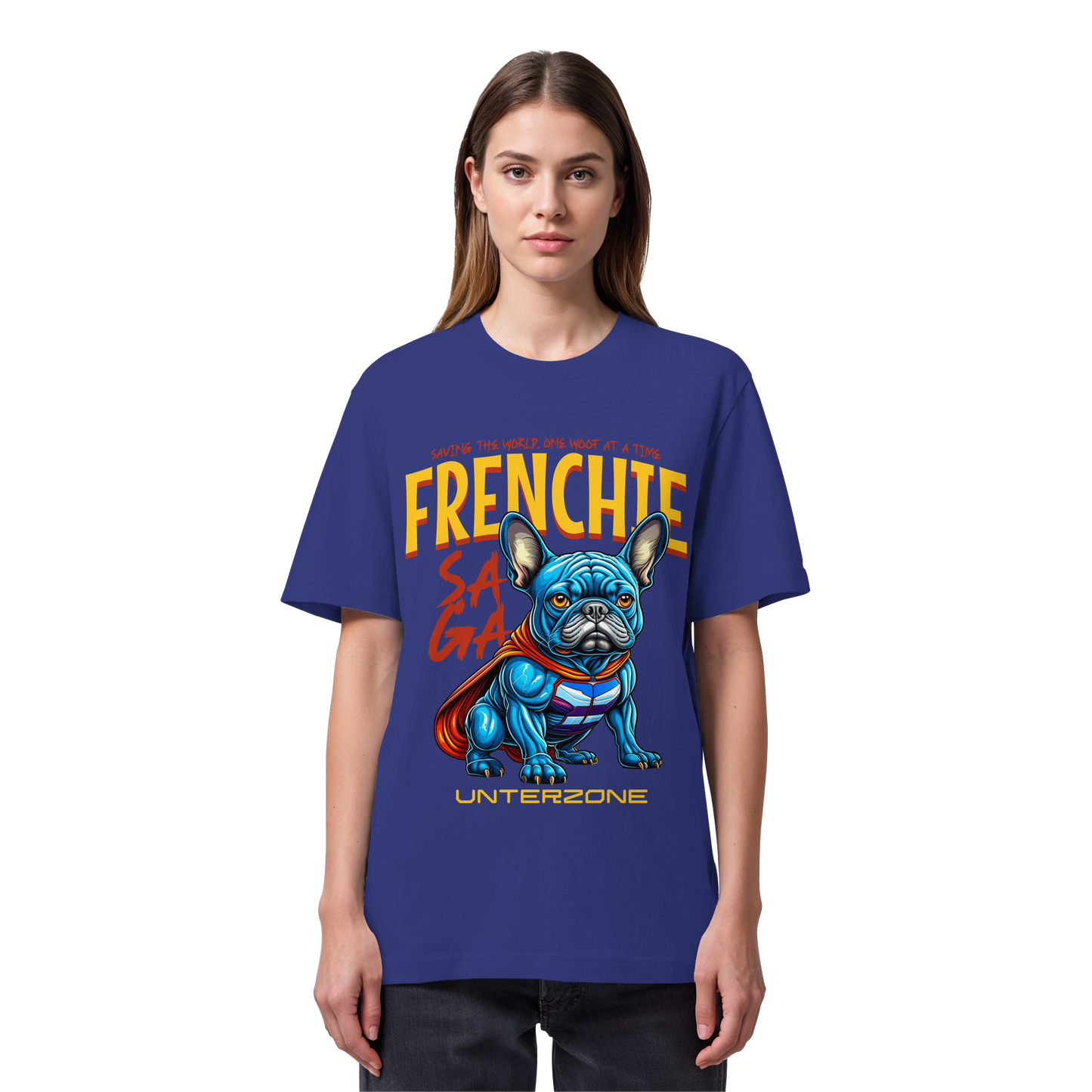 Unterzone Super French Bulldog - Organic Heavy Shirt