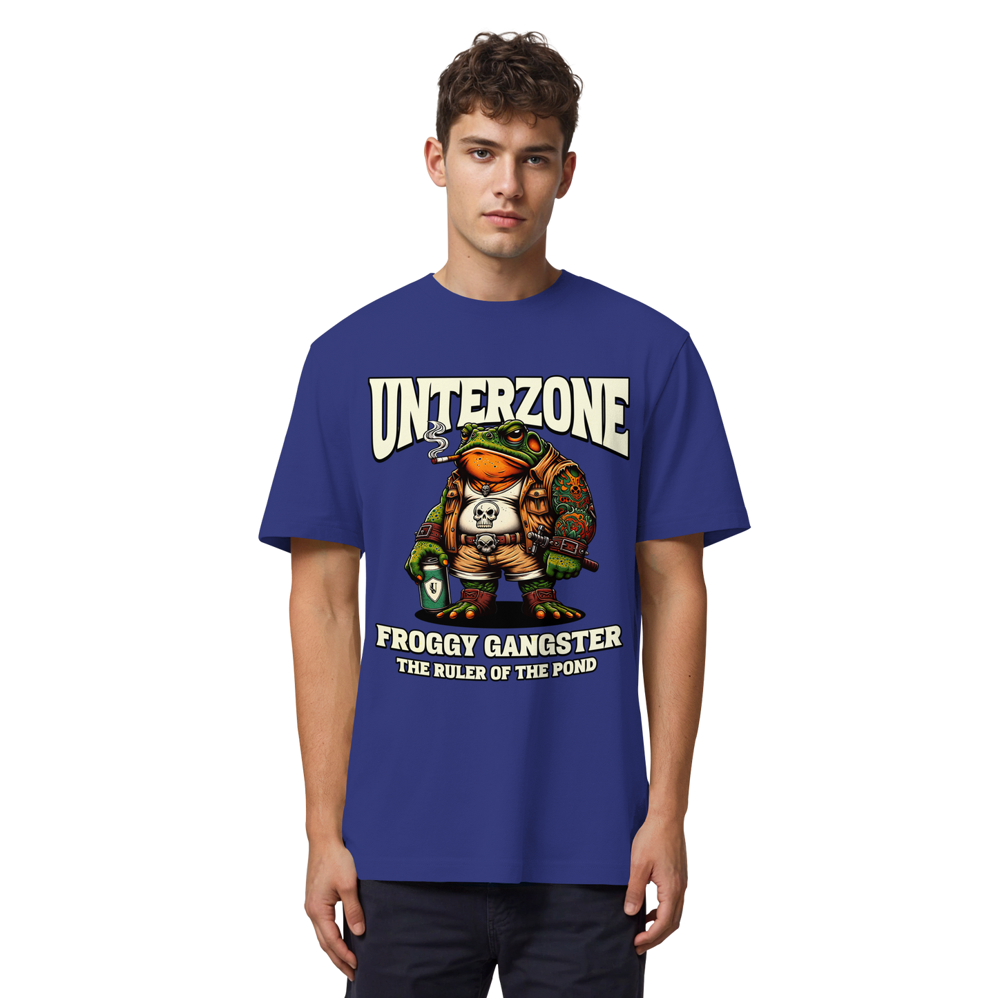 Unterzone Froggy Gangster - Organic Heavy Shirt
