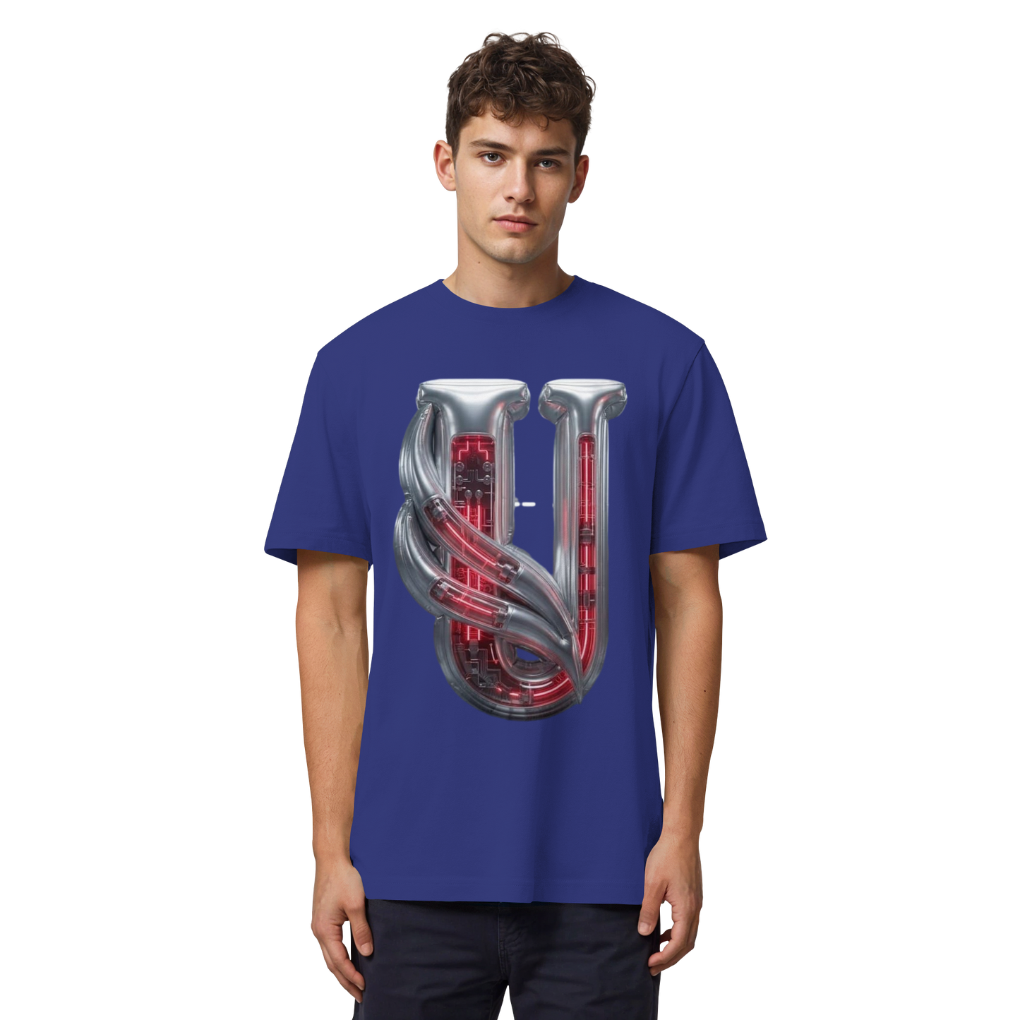 Unterzone Cyborg Logo - Organic Heavy Shirt