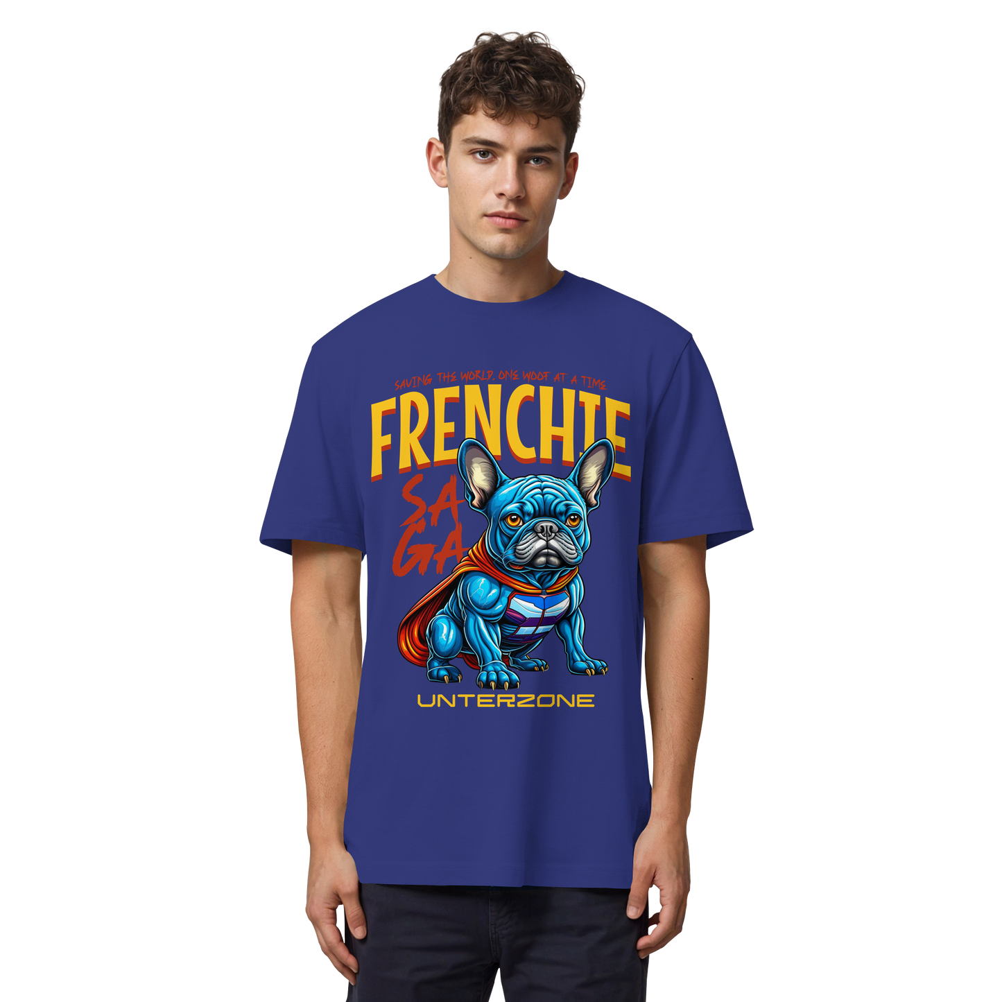 Unterzone Super French Bulldog - Organic Heavy Shirt