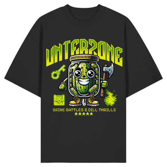 Unterzone Pickle Warrior - Organic Oversize Shirt