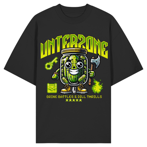 Unterzone Pickle Warrior - Organic Oversize Shirt