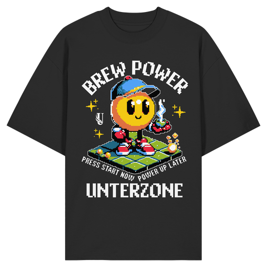 Unterzone Brew Power Organic Oversize Shirt - Organic Oversize Shirt