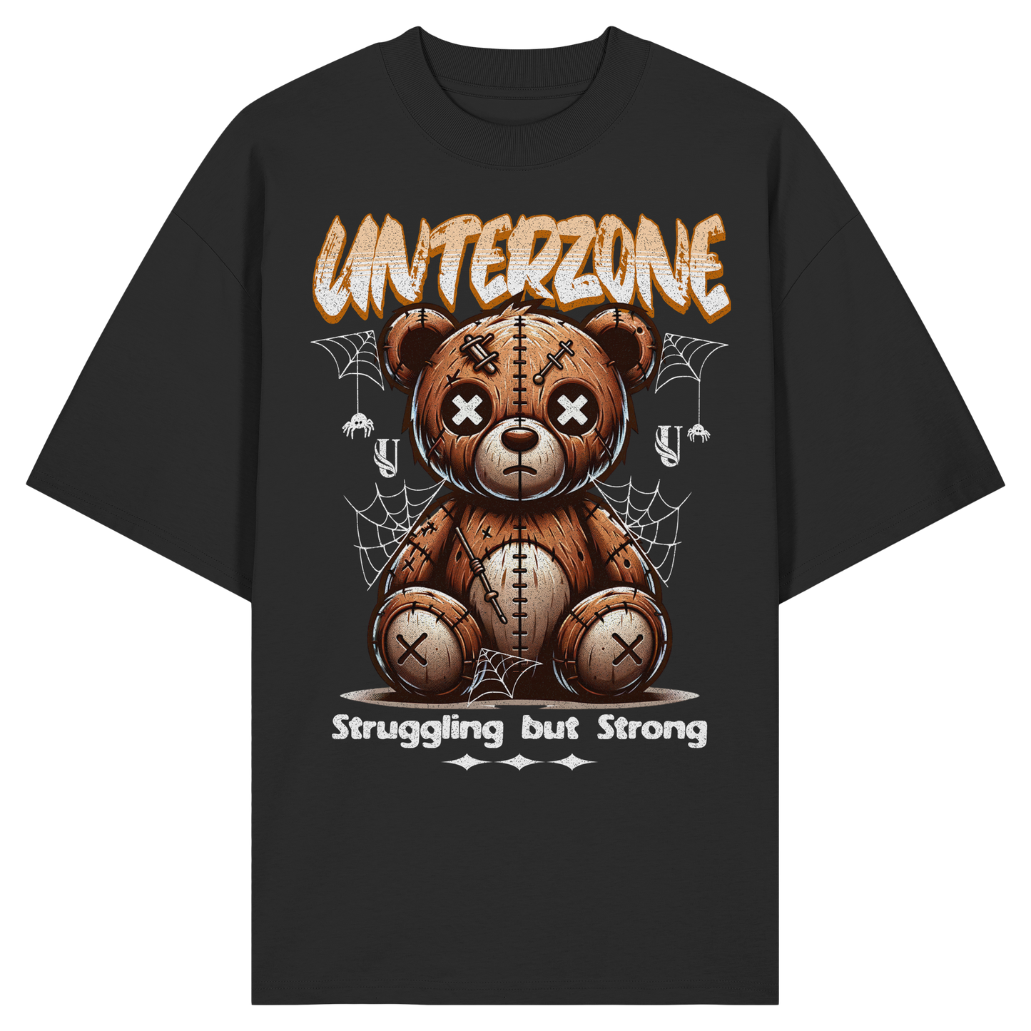Unterzone The Bear Despair - Organic Oversize Shirt