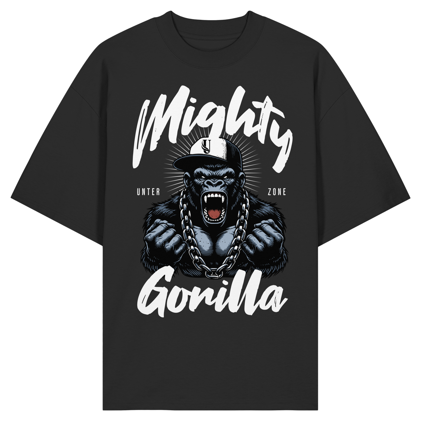 Unterzone Mighty Gorilla - Organic Oversize Shirt