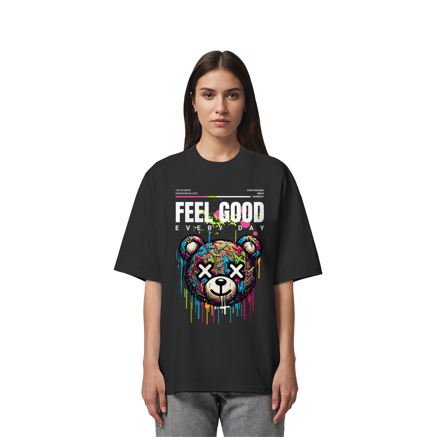 Unterzone Fell Good Every Day Teddy - Organic Oversize Shirt