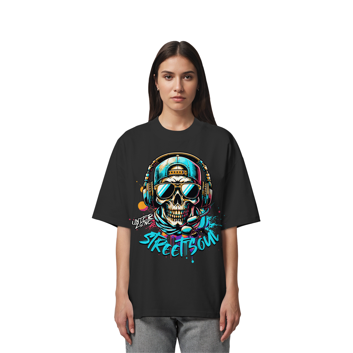 Unterzone Street Soul - Organic Oversize Shirt
