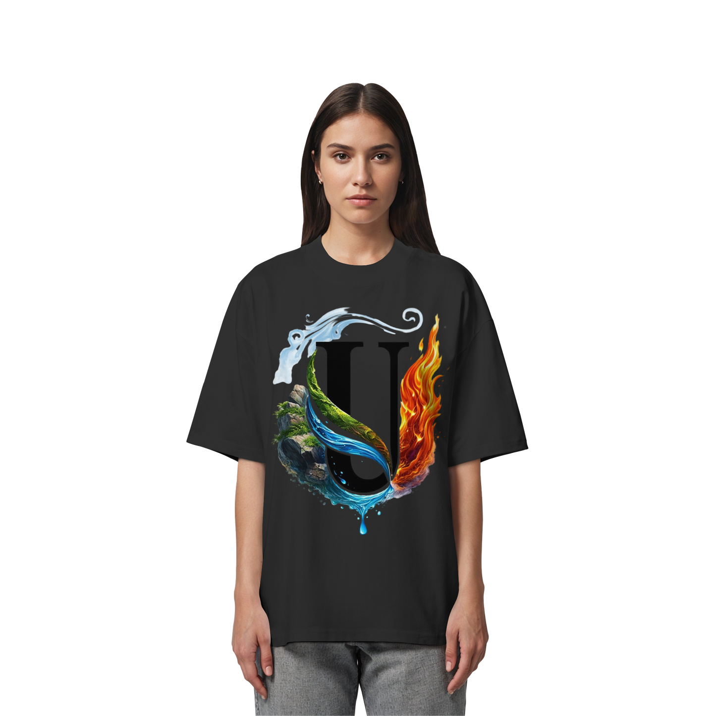 Unterzone Four Elements - Organic Oversize Shirt