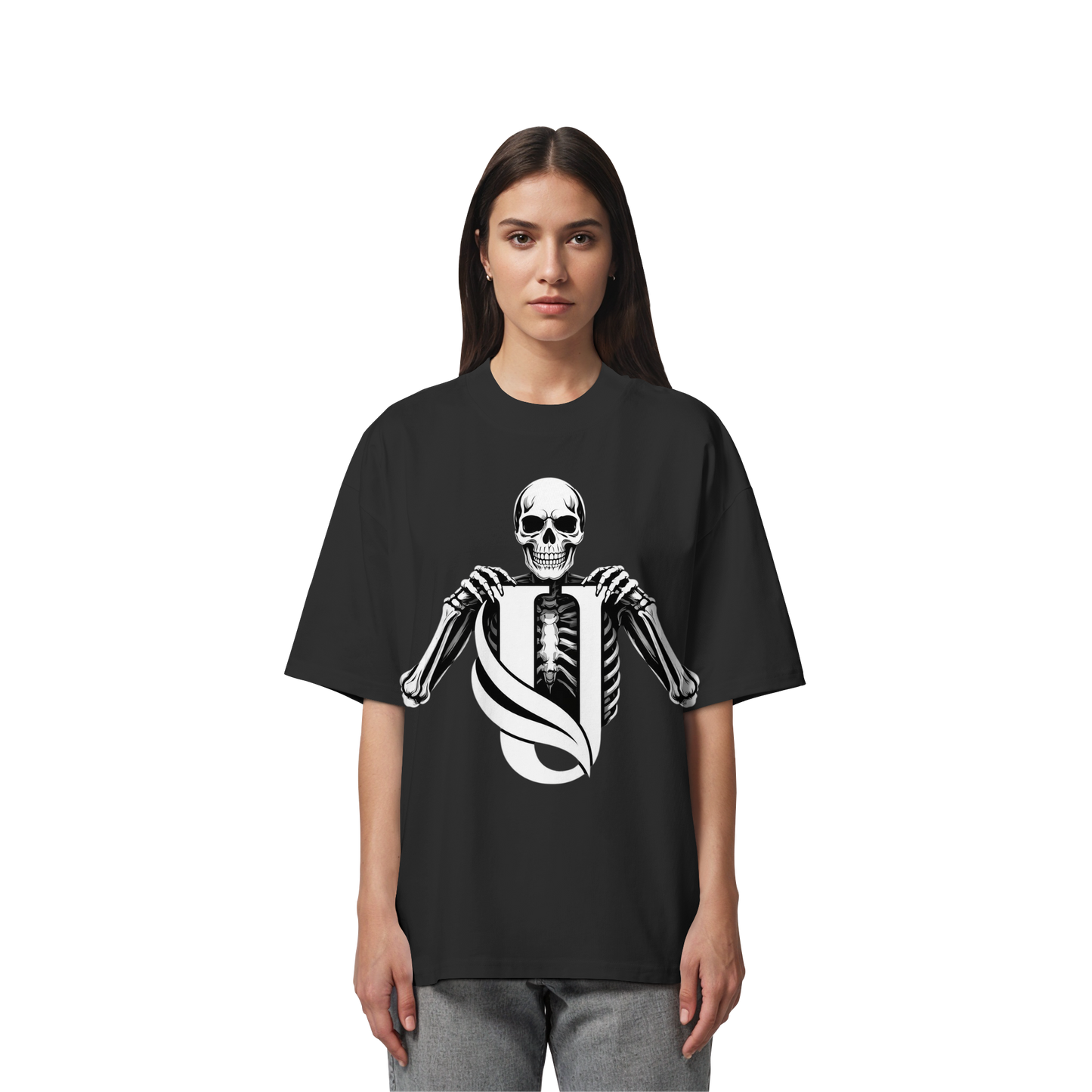Unterzone Skull - Organic Oversize Shirt