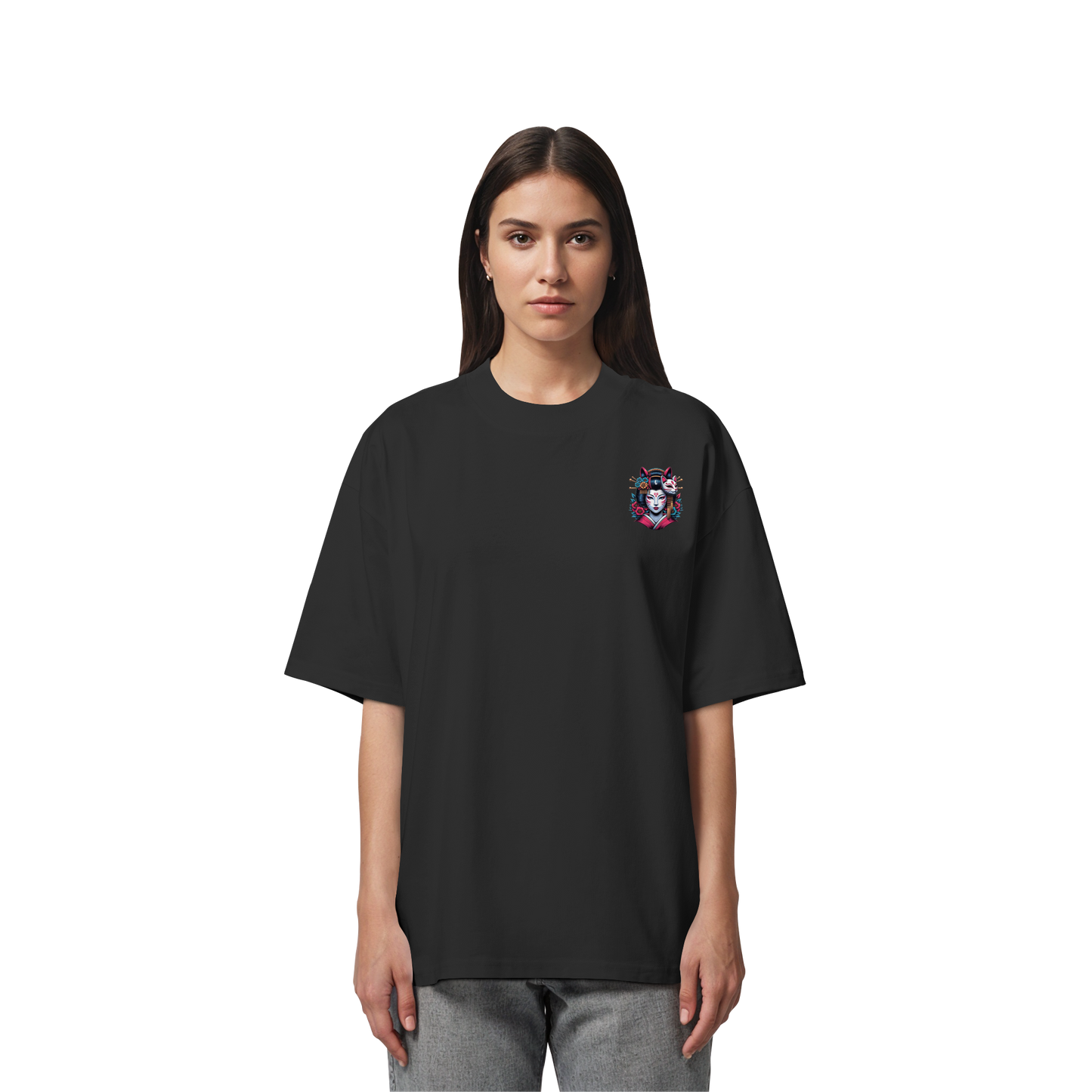 Unterzone Geisha Hagoromo - Organic Oversize Shirt
