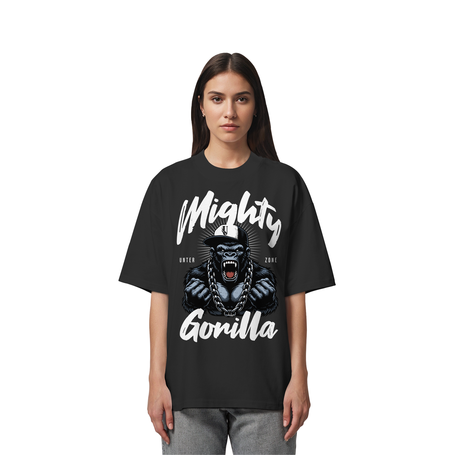 Unterzone Mighty Gorilla - Organic Oversize Shirt