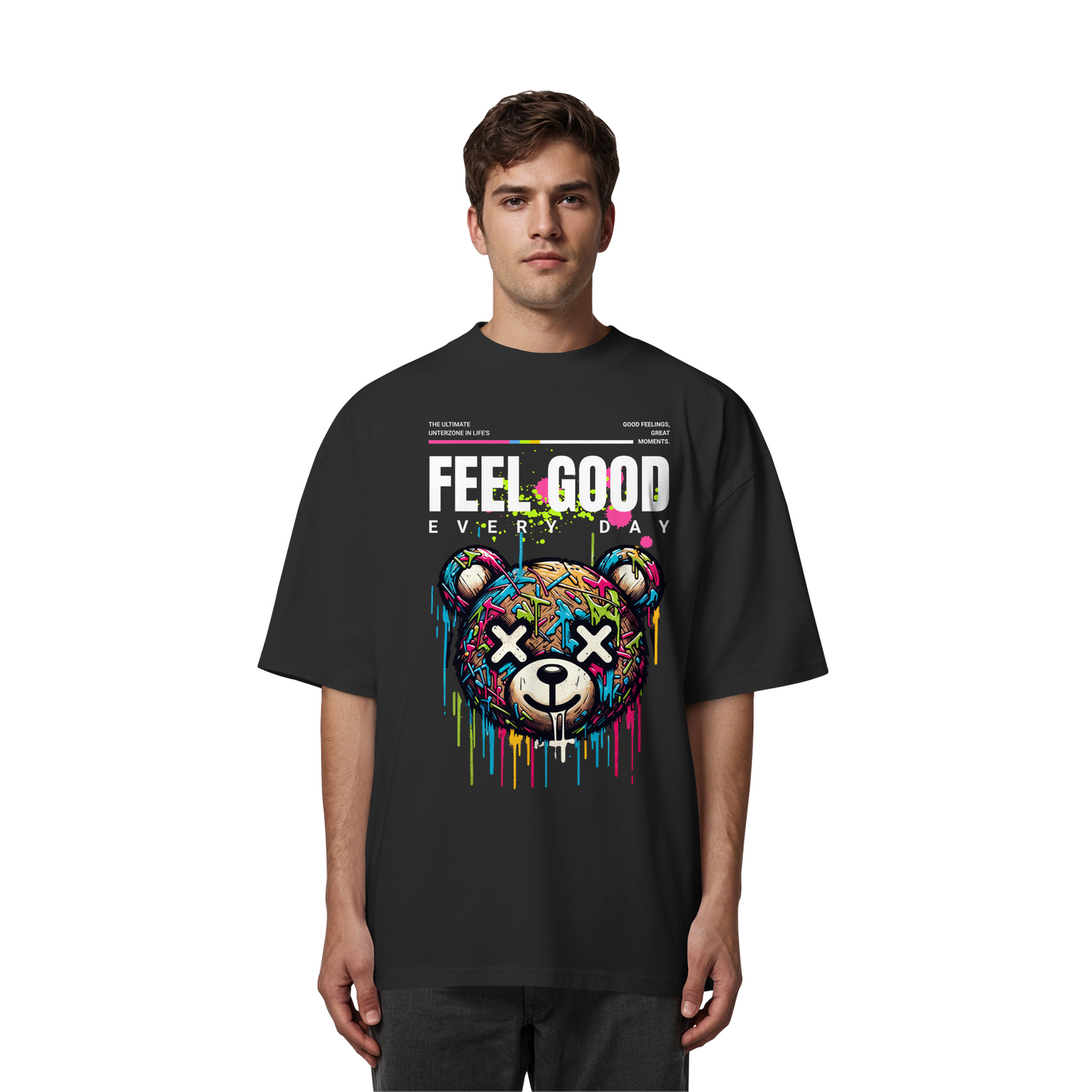 Unterzone Fell Good Every Day Teddy - Organic Oversize Shirt