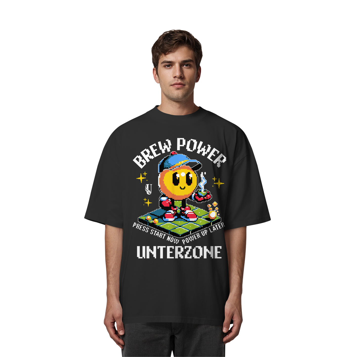Unterzone Brew Power Organic Oversize Shirt - Organic Oversize Shirt