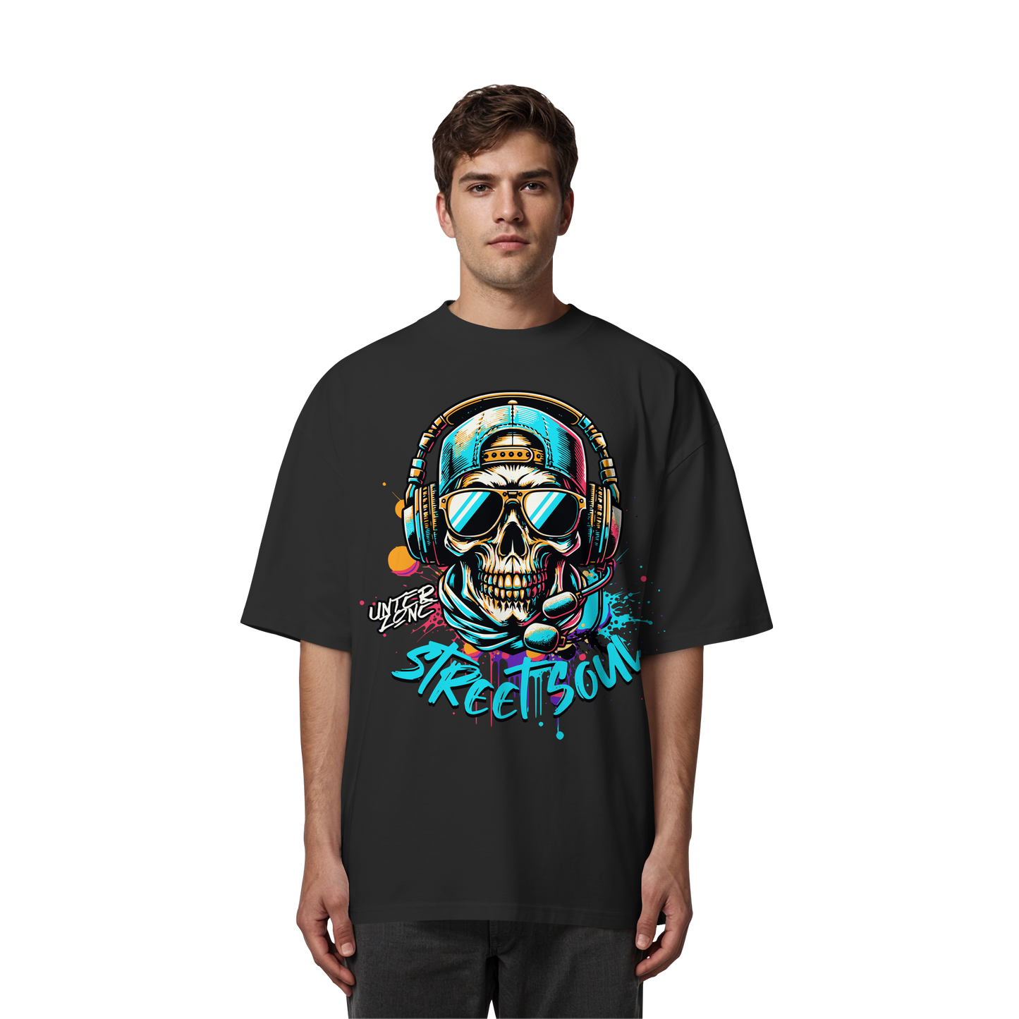 Unterzone Street Soul - Organic Oversize Shirt