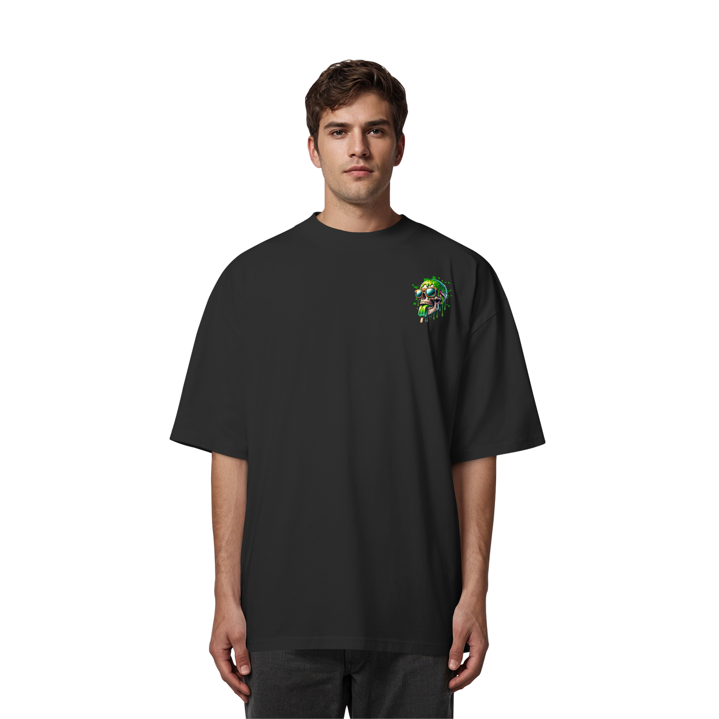 Unterzone Make Me Happy - Organic Oversize Shirt
