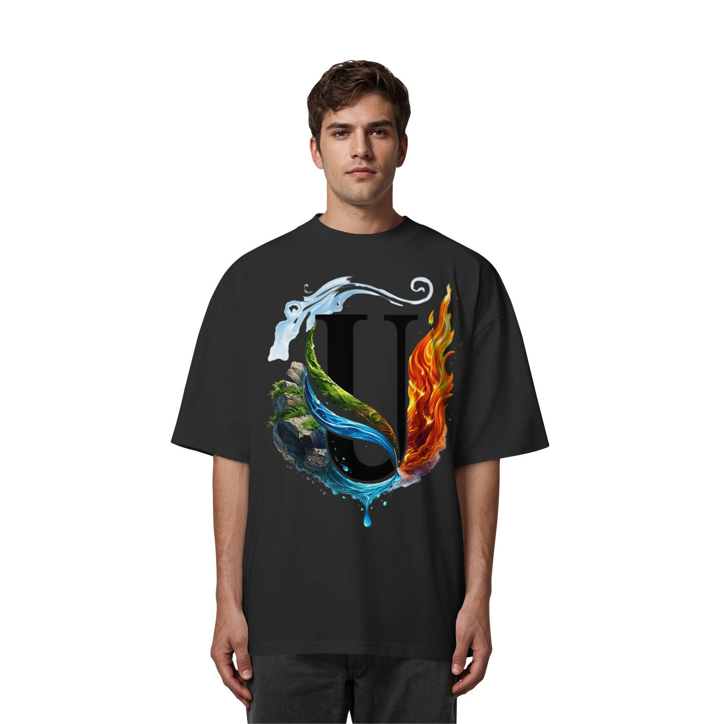 Unterzone Four Elements - Organic Oversize Shirt