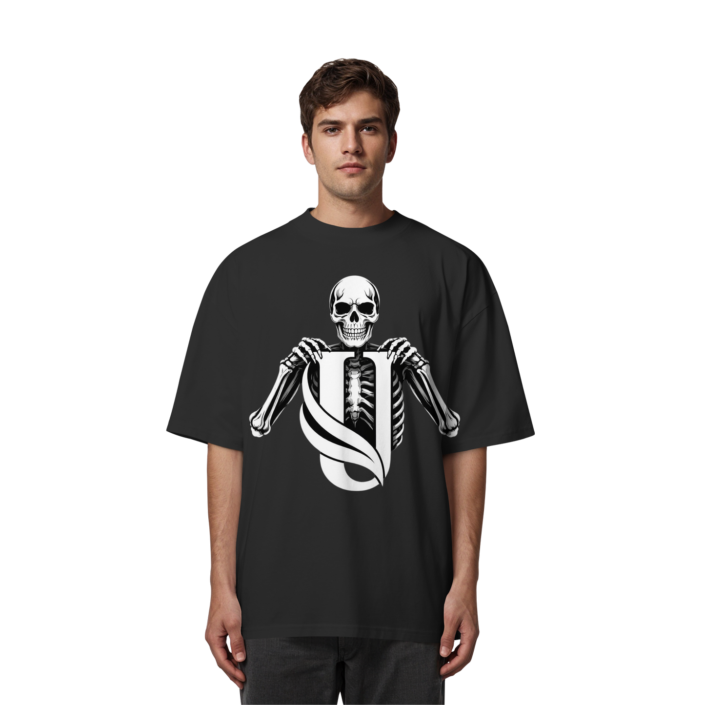 Unterzone Skull - Organic Oversize Shirt