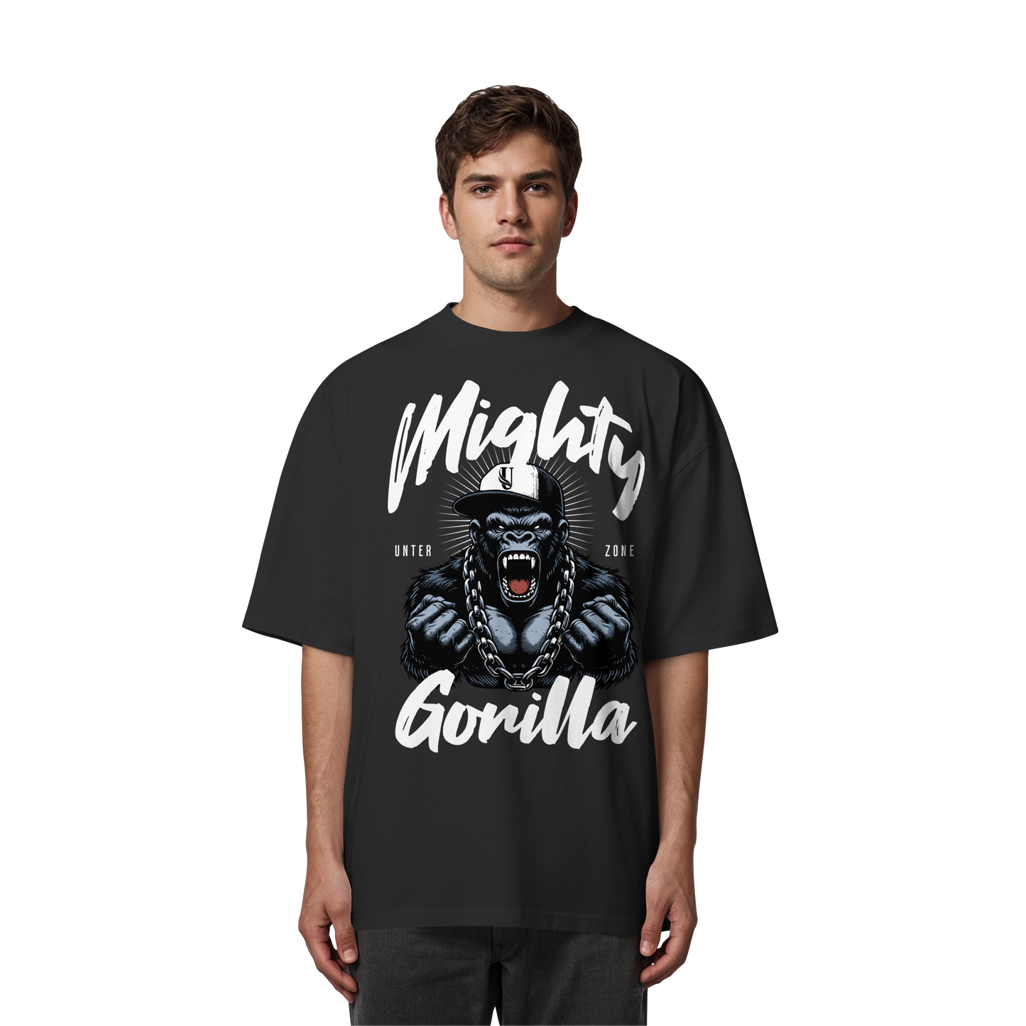 Unterzone Mighty Gorilla - Organic Oversize Shirt