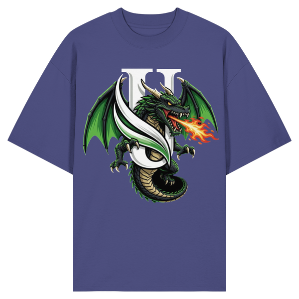 Unterzone Dragon/Drache - Organic Oversize Shirt