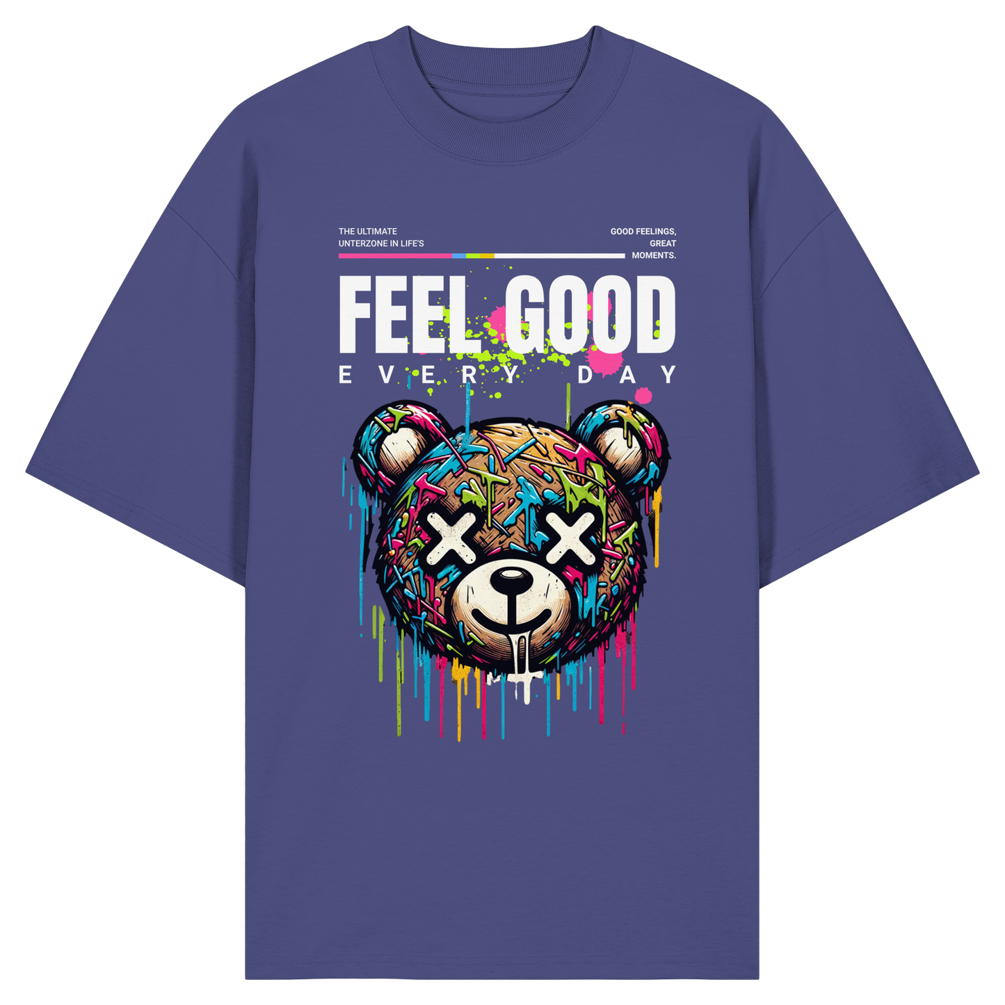 Unterzone Fell Good Every Day Teddy - Organic Oversize Shirt