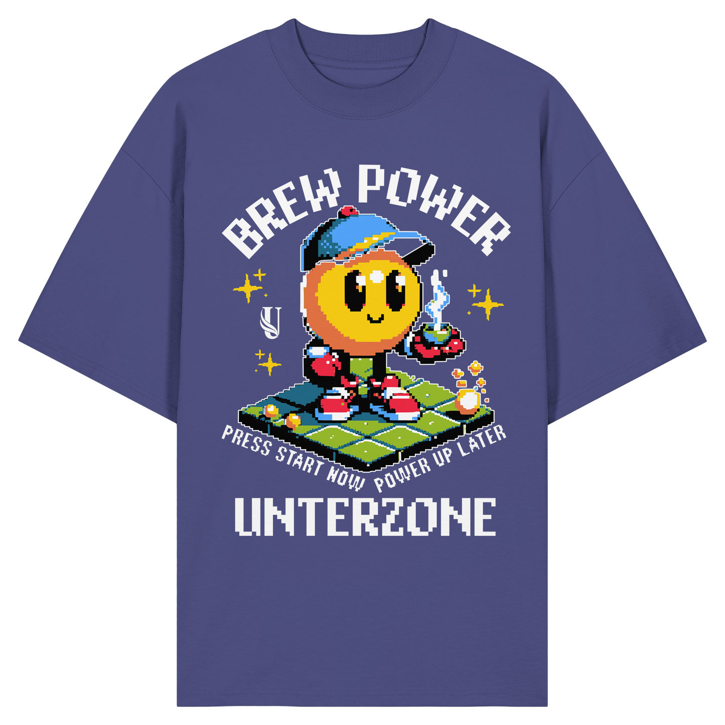 Unterzone Brew Power Organic Oversize Shirt - Organic Oversize Shirt