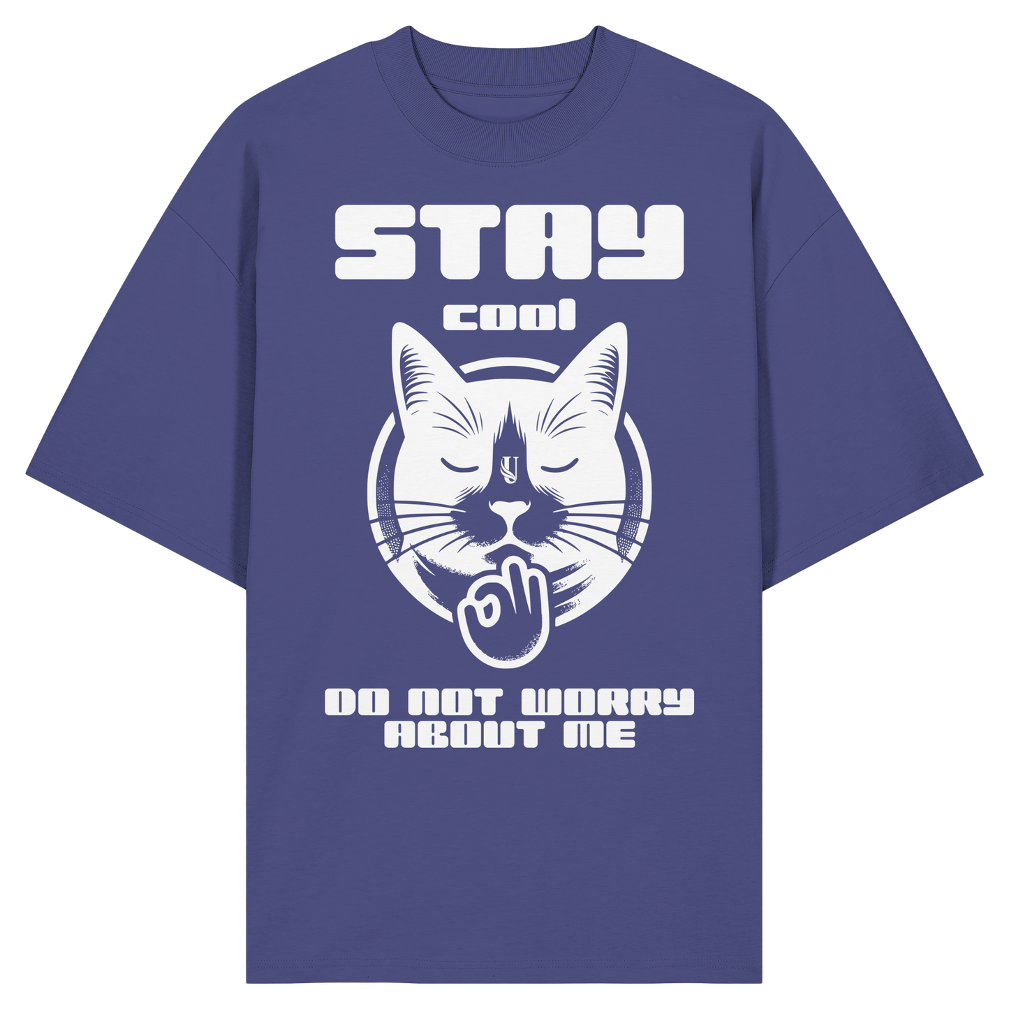 Unterzone Stay Cool Cat - Organic Oversize Shirt