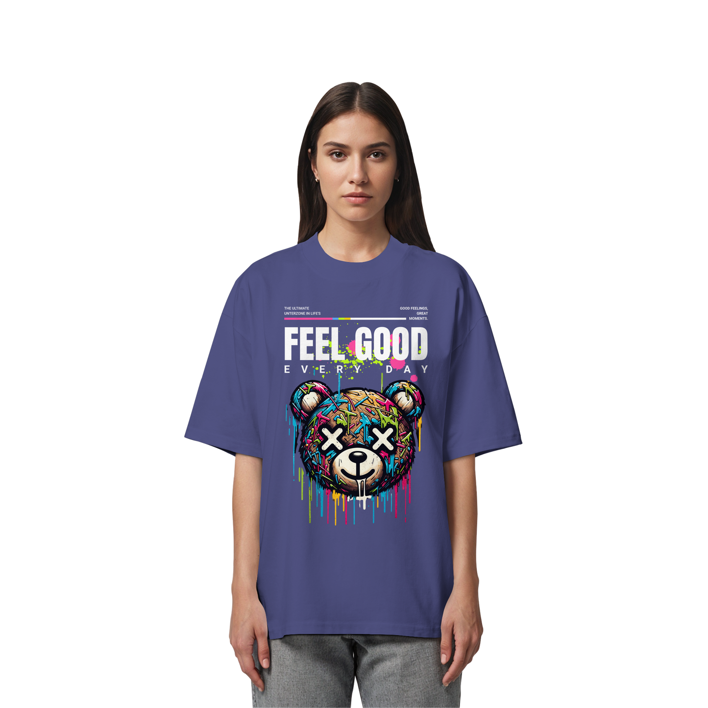 Unterzone Fell Good Every Day Teddy - Organic Oversize Shirt