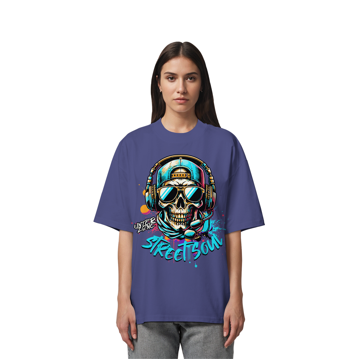 Unterzone Street Soul - Organic Oversize Shirt