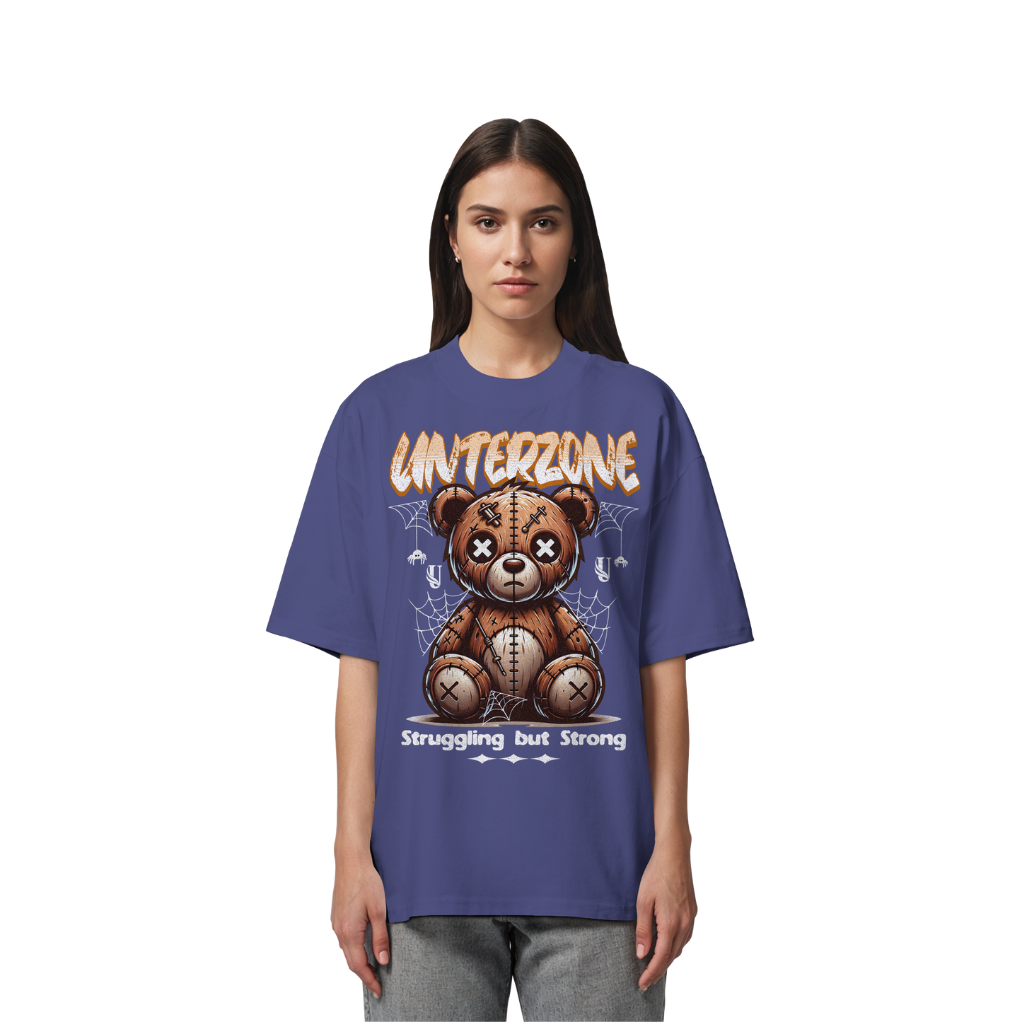 Unterzone The Bear Despair - Organic Oversize Shirt