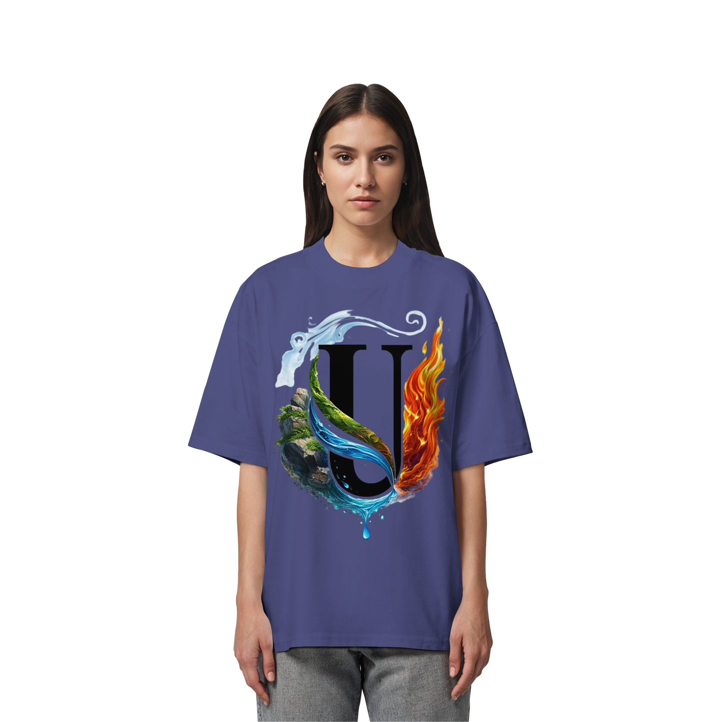 Unterzone Four Elements - Organic Oversize Shirt