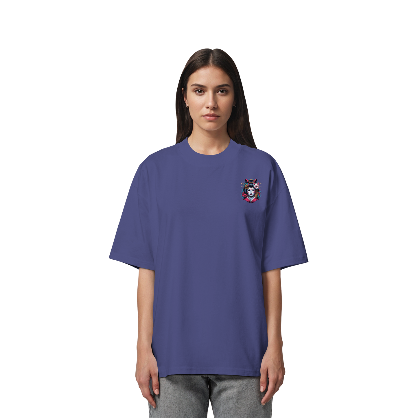 Unterzone Geisha Hagoromo - Organic Oversize Shirt