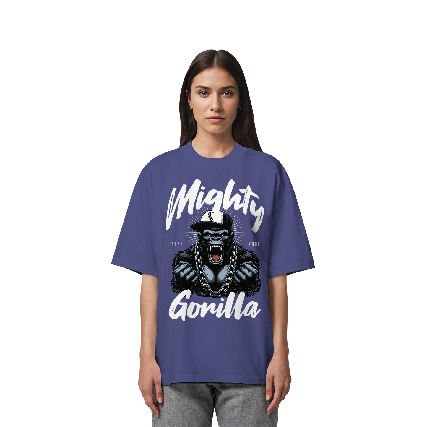 Unterzone Mighty Gorilla - Organic Oversize Shirt