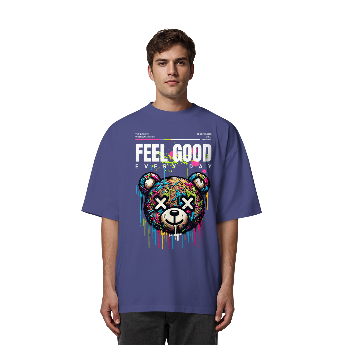 Unterzone Fell Good Every Day Teddy - Organic Oversize Shirt
