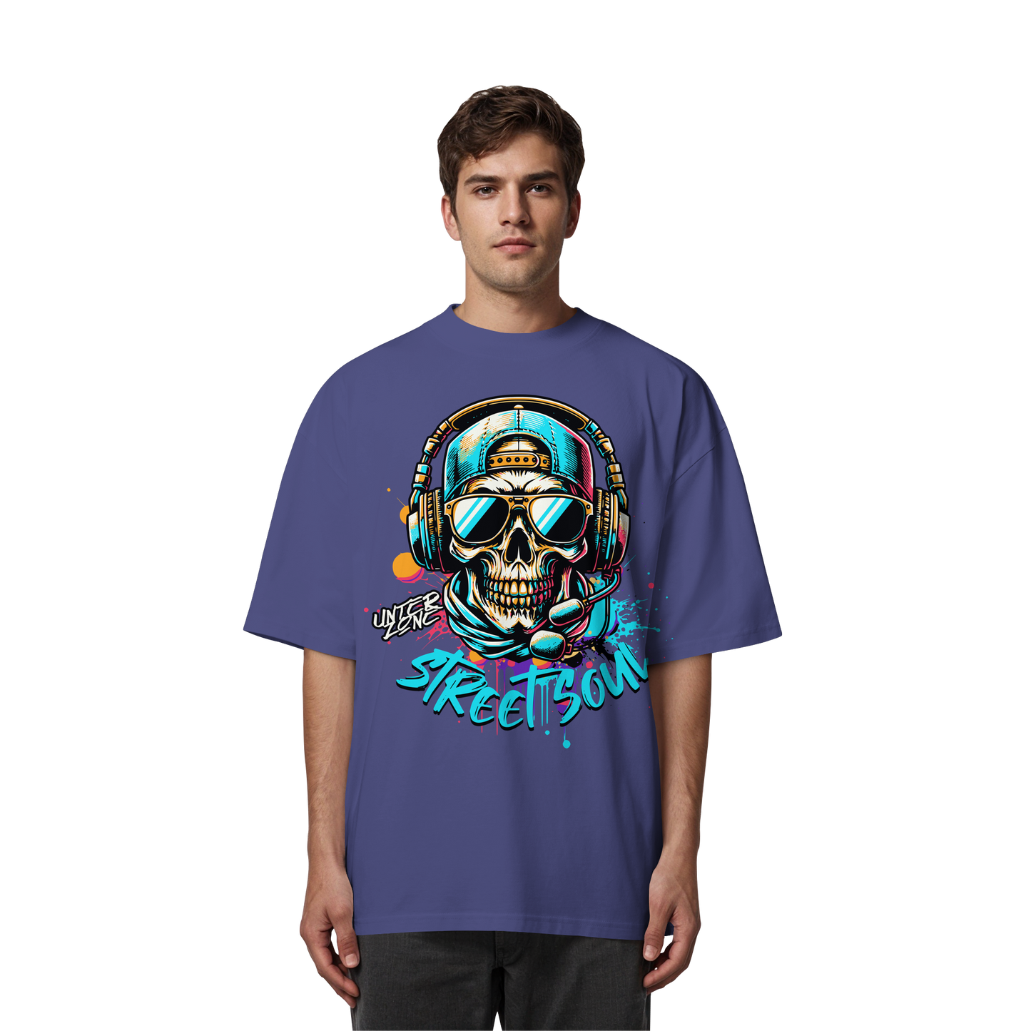Unterzone Street Soul - Organic Oversize Shirt