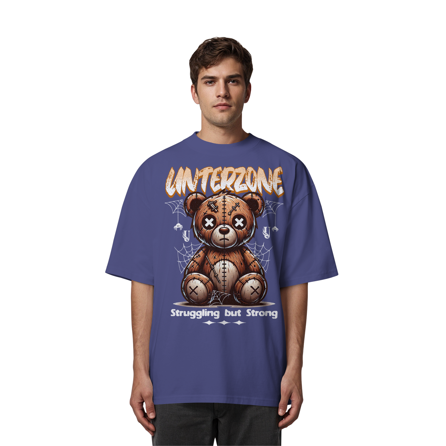 Unterzone The Bear Despair - Organic Oversize Shirt