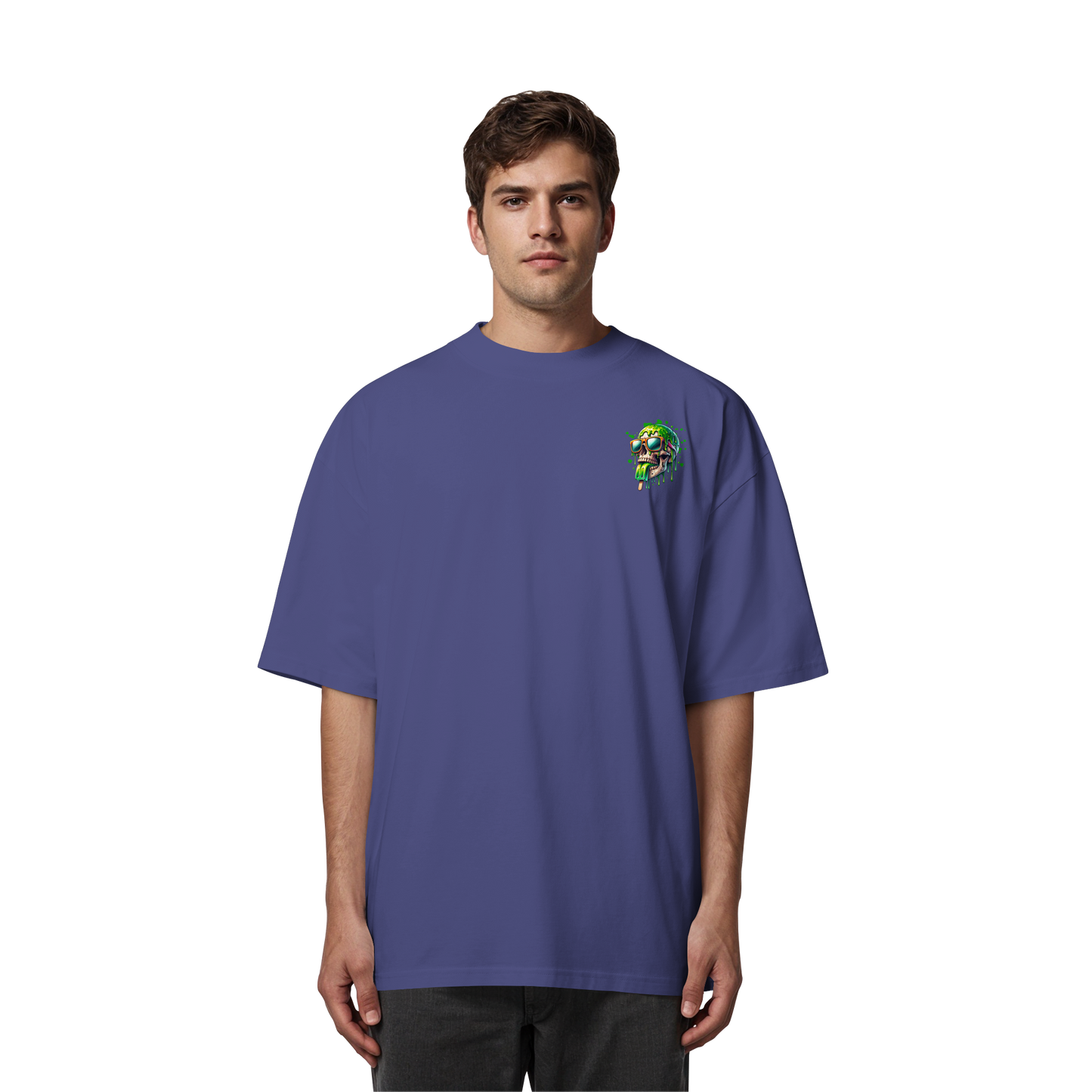 Unterzone Make Me Happy - Organic Oversize Shirt