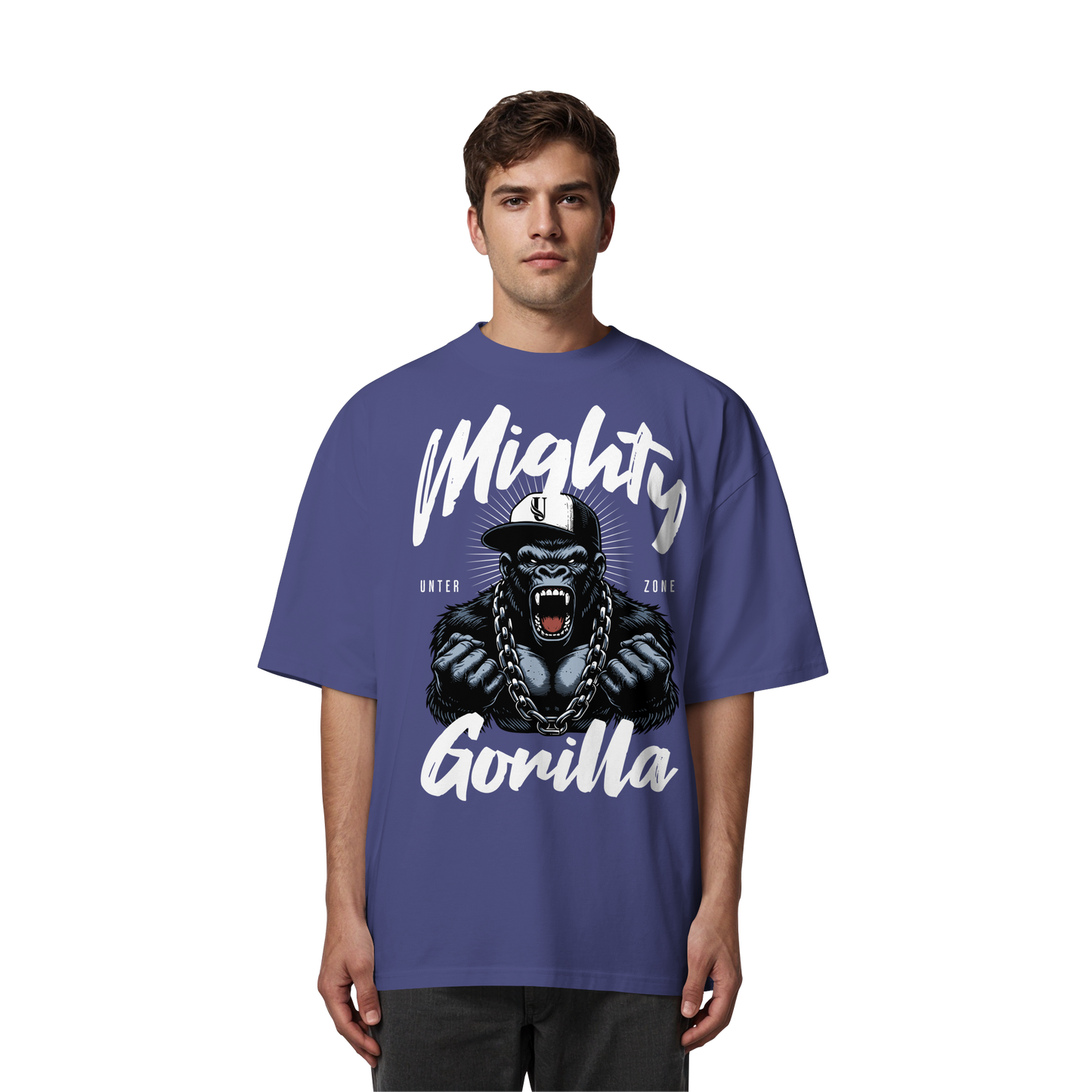 Unterzone Mighty Gorilla - Organic Oversize Shirt