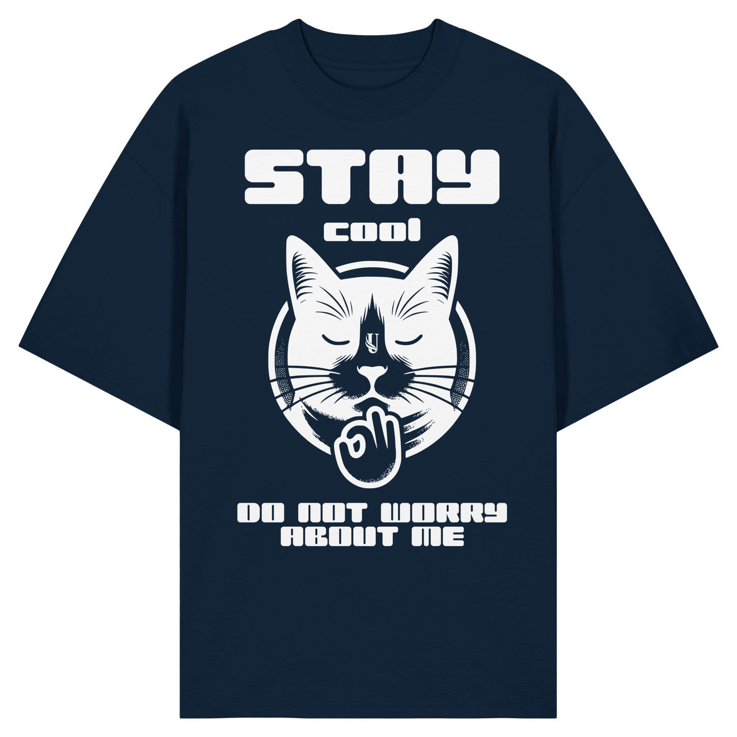 Unterzone Stay Cool Cat - Organic Oversize Shirt